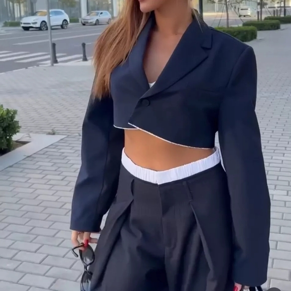 Zara cropped jacket blazer - Picture 9 of 17